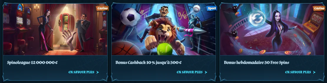 Offres en cours sur FamBet